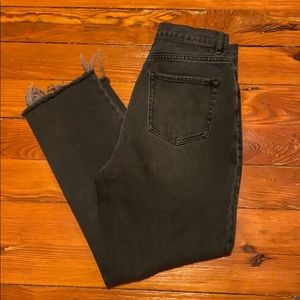 Pac Sun High waisted straight leg jean.